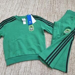 Adidas Originals x Minecraft Matching Set - Crewneck Sweatshirt And Sweatpants